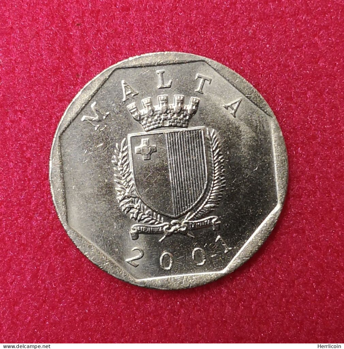Monnaie Malte - 2001 - 50 Cents - Malta