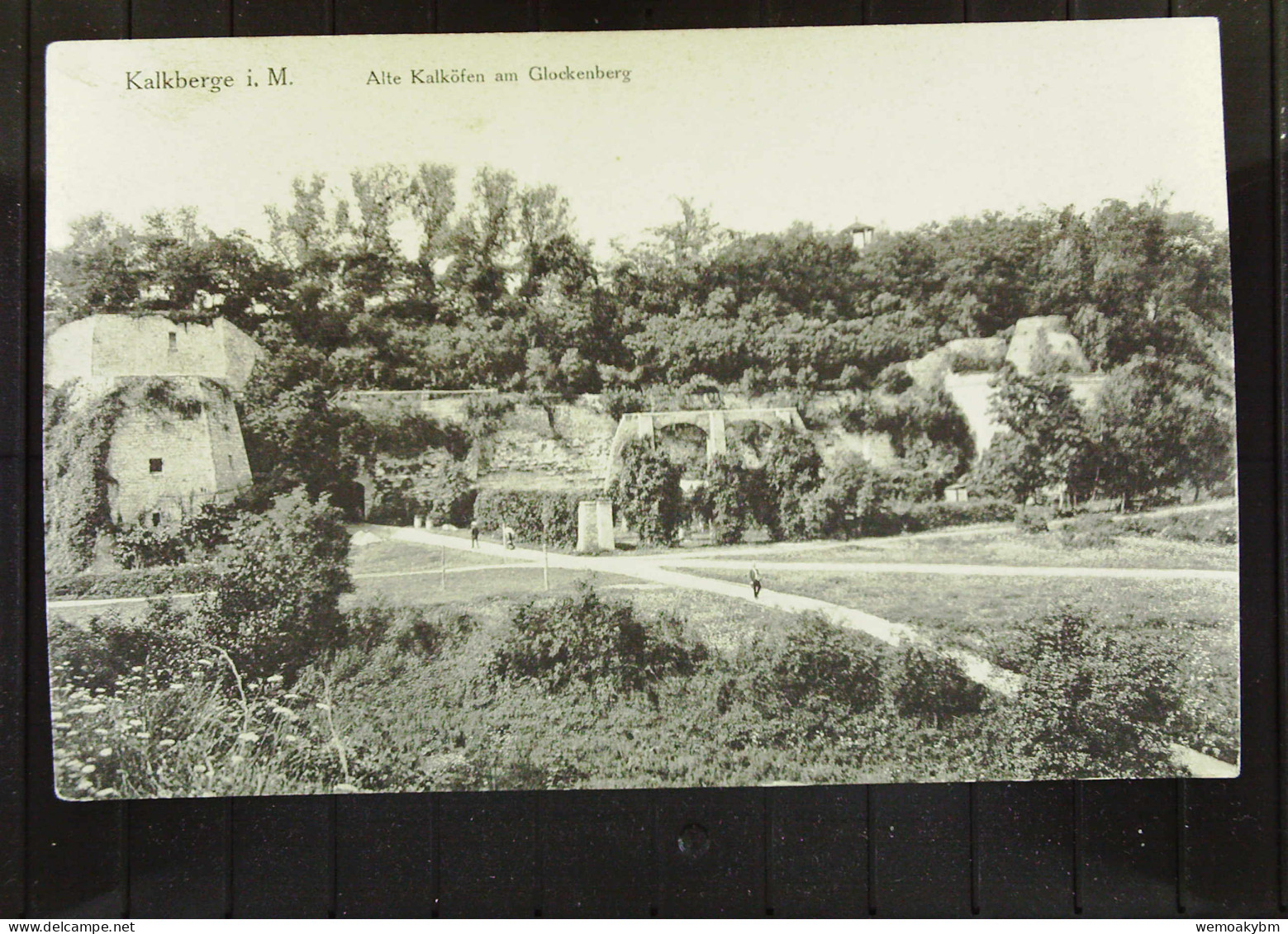 DR: AK Kalkberge Alte Kalköfen Am Glockenberg Rüdersdorf B. Berlin Vom 4.10.1916 Mit 5 Pf Germania Knr. 85 - Rüdersdorf