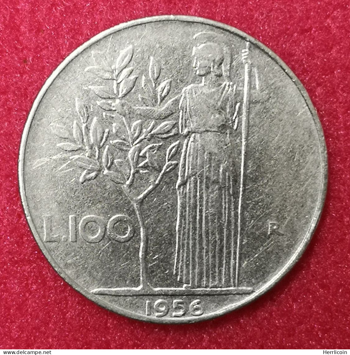 1956 - 100 Lire - Italie [KM#96.1] - 100 Liras