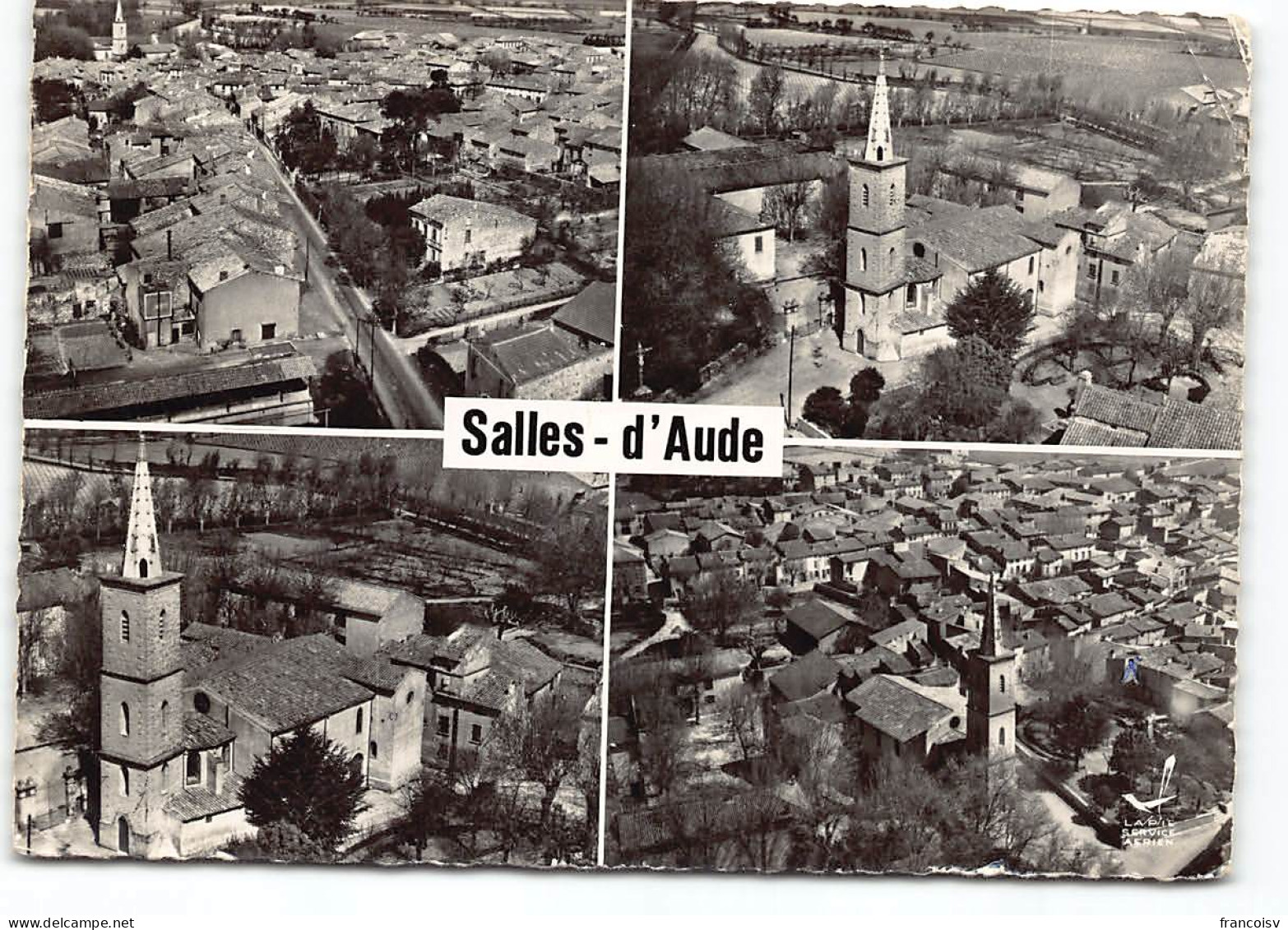 Salles D'Aude. Salleles Multivues   En Avion Au Dessus De... Edit Lapie  - Salleles D'Aude