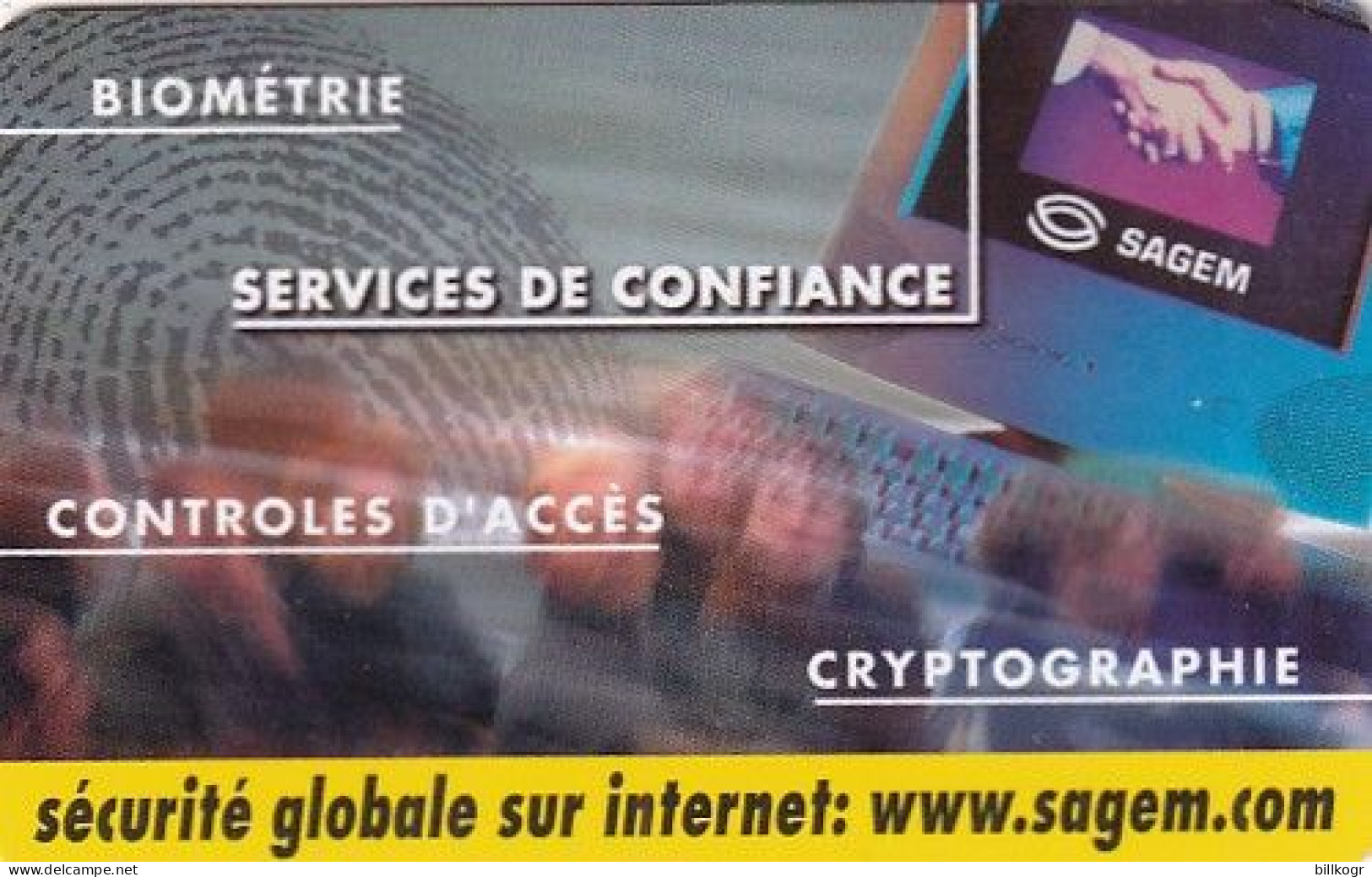 FRANCE - Sagem Demo Card - Otros & Sin Clasificación