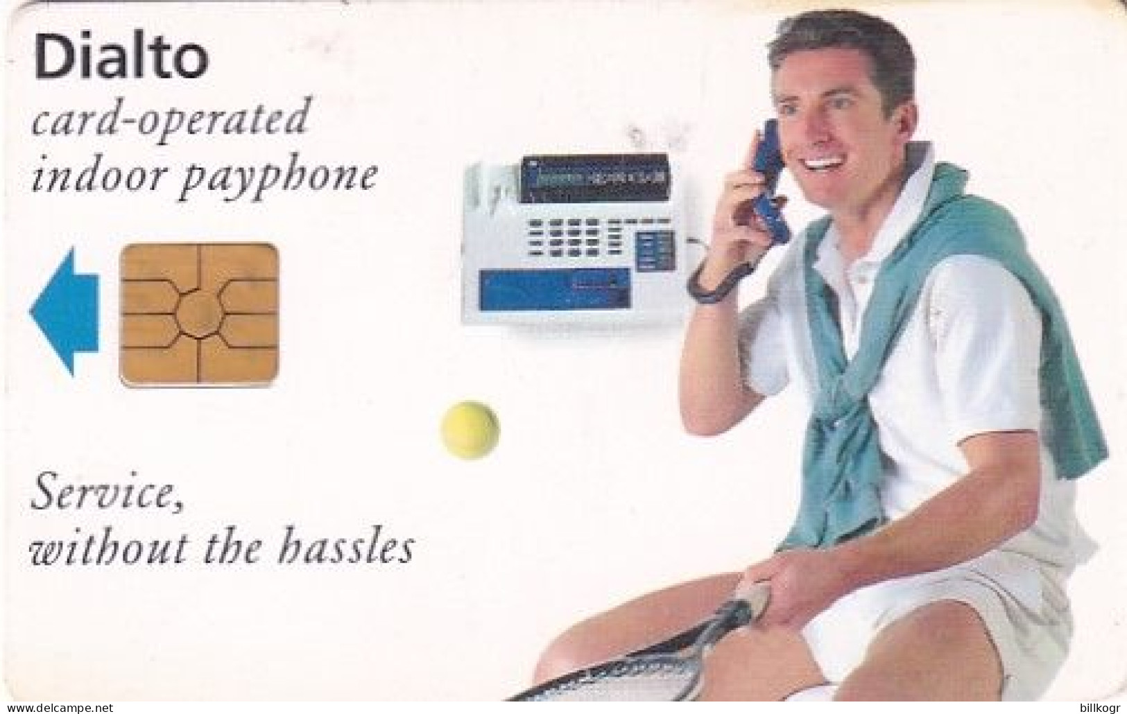 FRANCE - Tennis Player, Dialto By Ascom Demo Card 120 Units, Tirage %2000, 02/96, Mint - Other & Unclassified