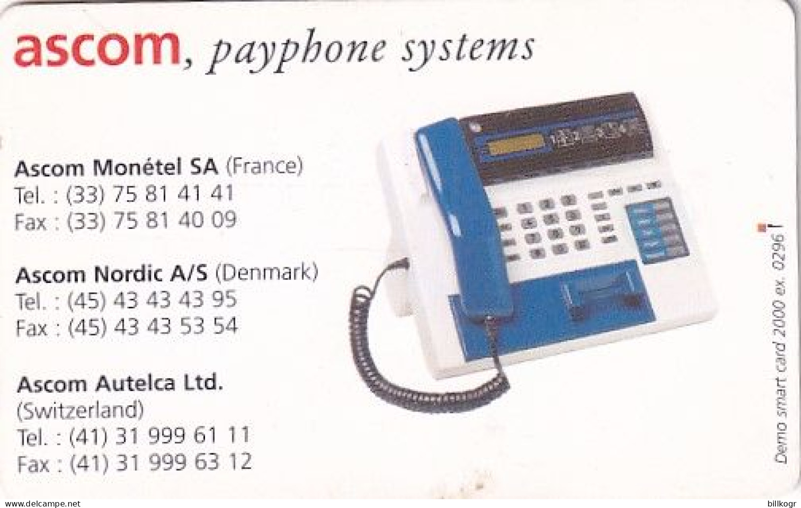 FRANCE - Tennis Player, Dialto By Ascom Demo Card 120 Units, Tirage %2000, 02/96, Mint - Other & Unclassified