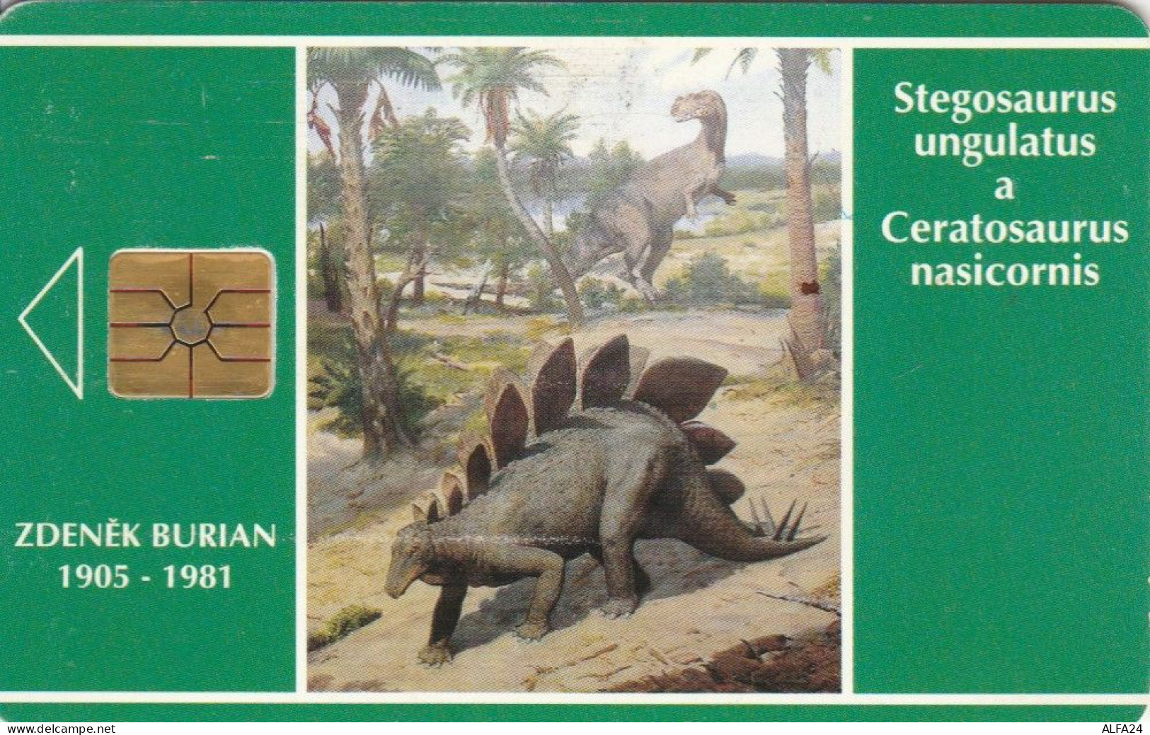 PHONE CARD REPUBBLICA CECA DINOSAURO (E63.54.4 - Tsjechië