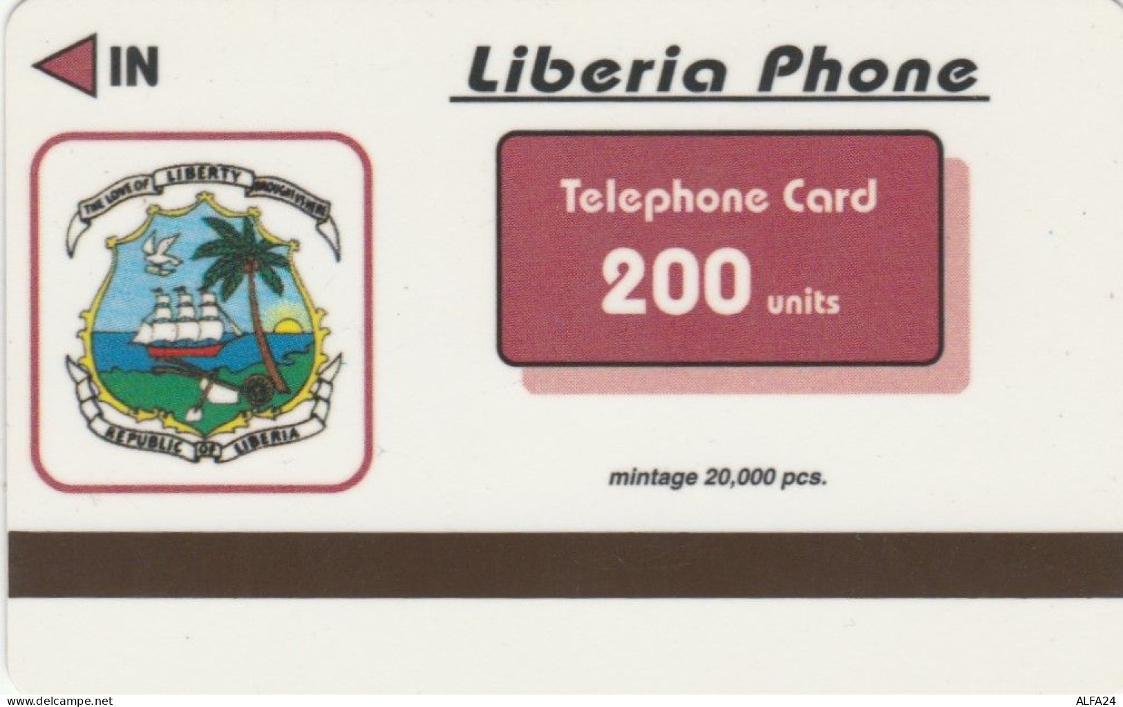 PHONE CARD LIBERIA (E63.55.7 - Liberia