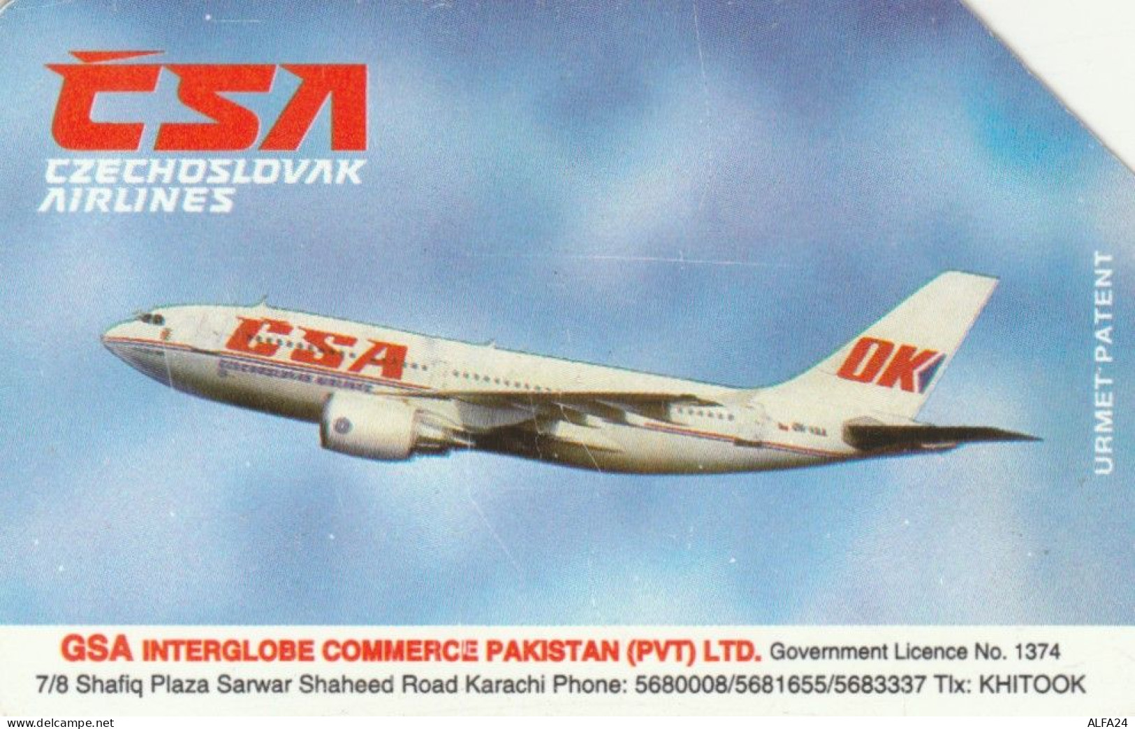 PHONE CARD PAKISTAN URMET (E63.39.6 - Pakistán