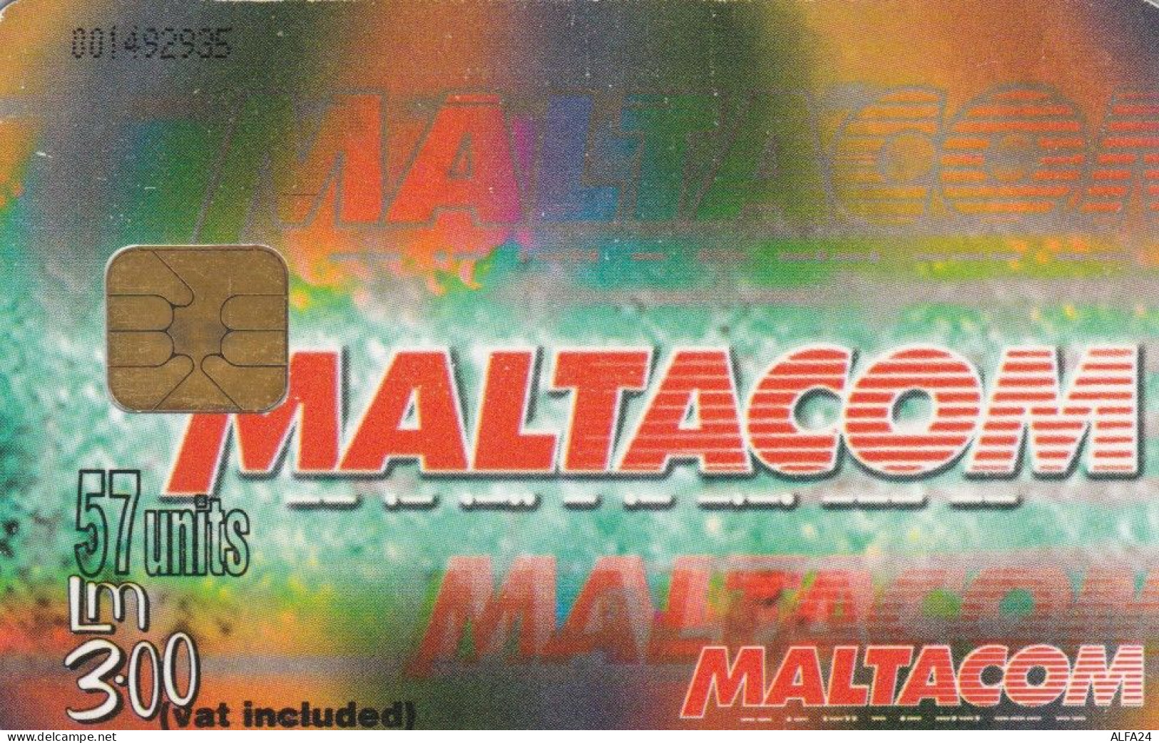 PHONE CARD MALTA (E63.37.7 - Malte