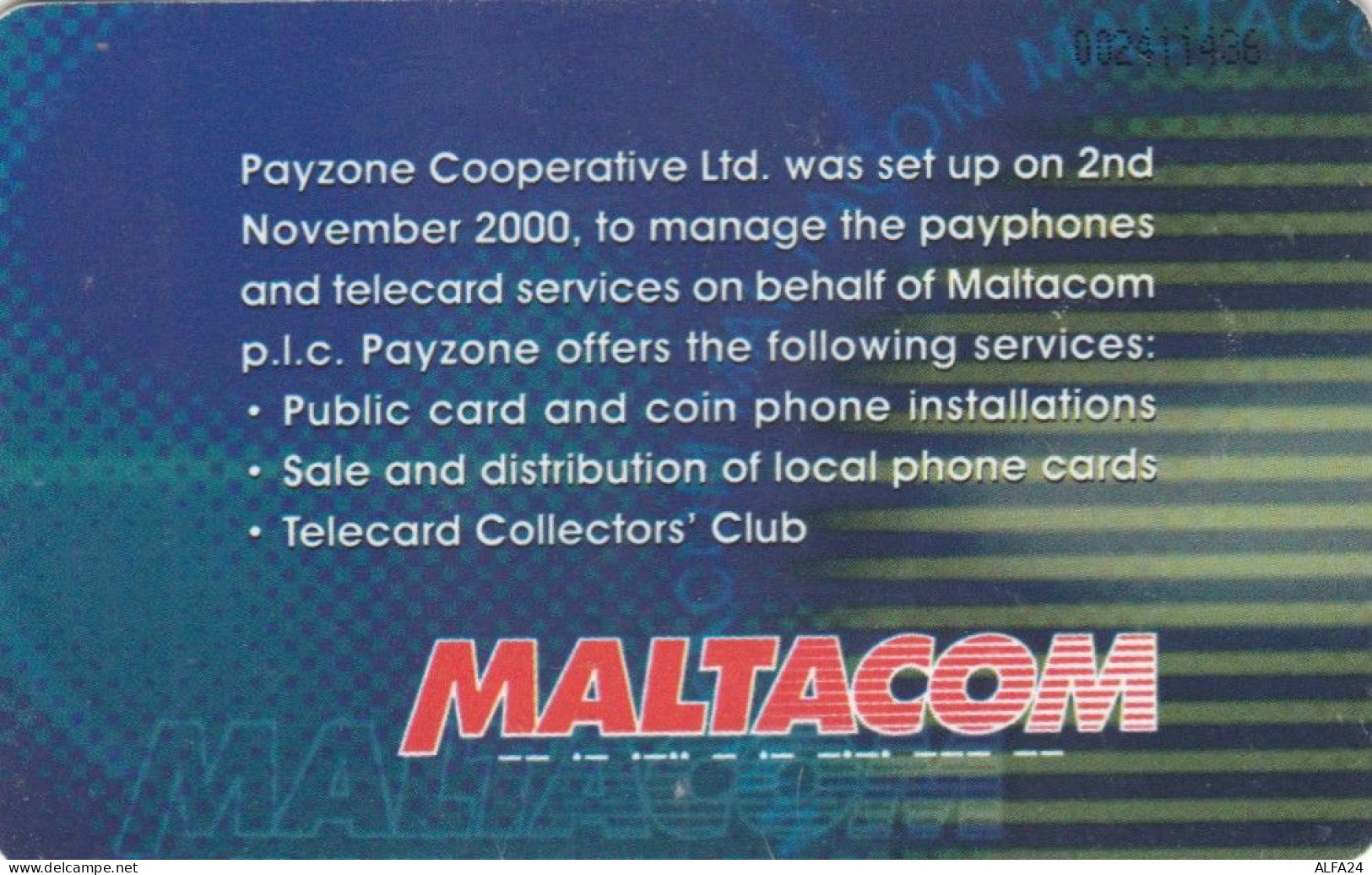 PHONE CARD MALTA (E63.25.1 - Malte