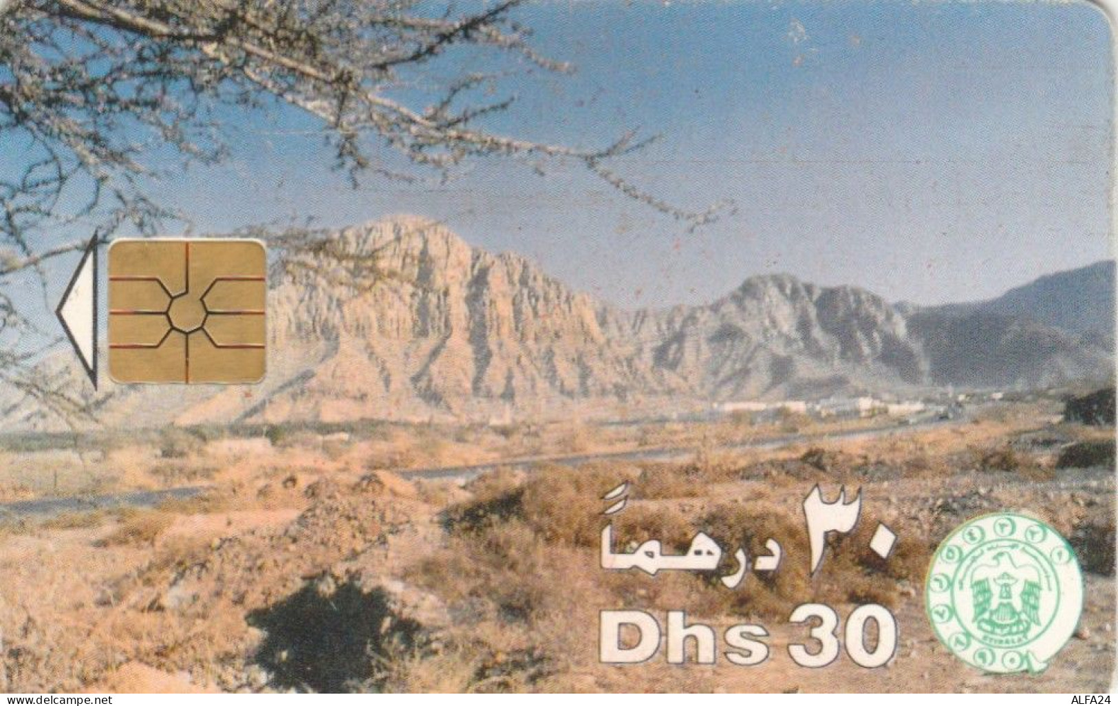 PREPAID PHONE CARD EMIRATI ARABI (E61.6.1 - Ver. Arab. Emirate