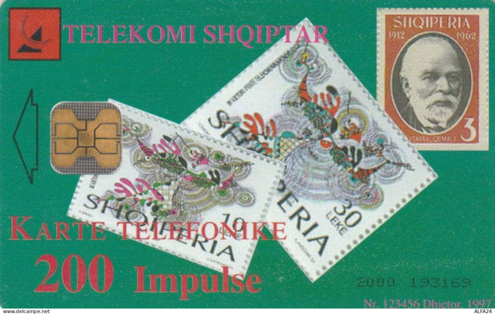 PHONE CARD ALBANIA (E60.13.3 - Albanie