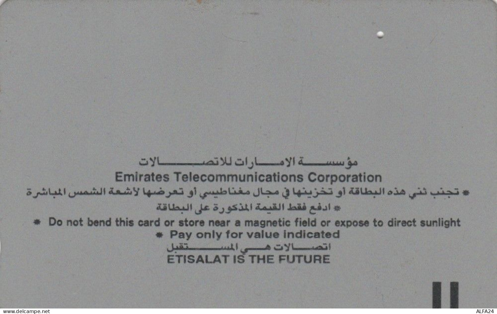 PHONE CARD EMIRATI ARABI (E57.22.3 - Ver. Arab. Emirate