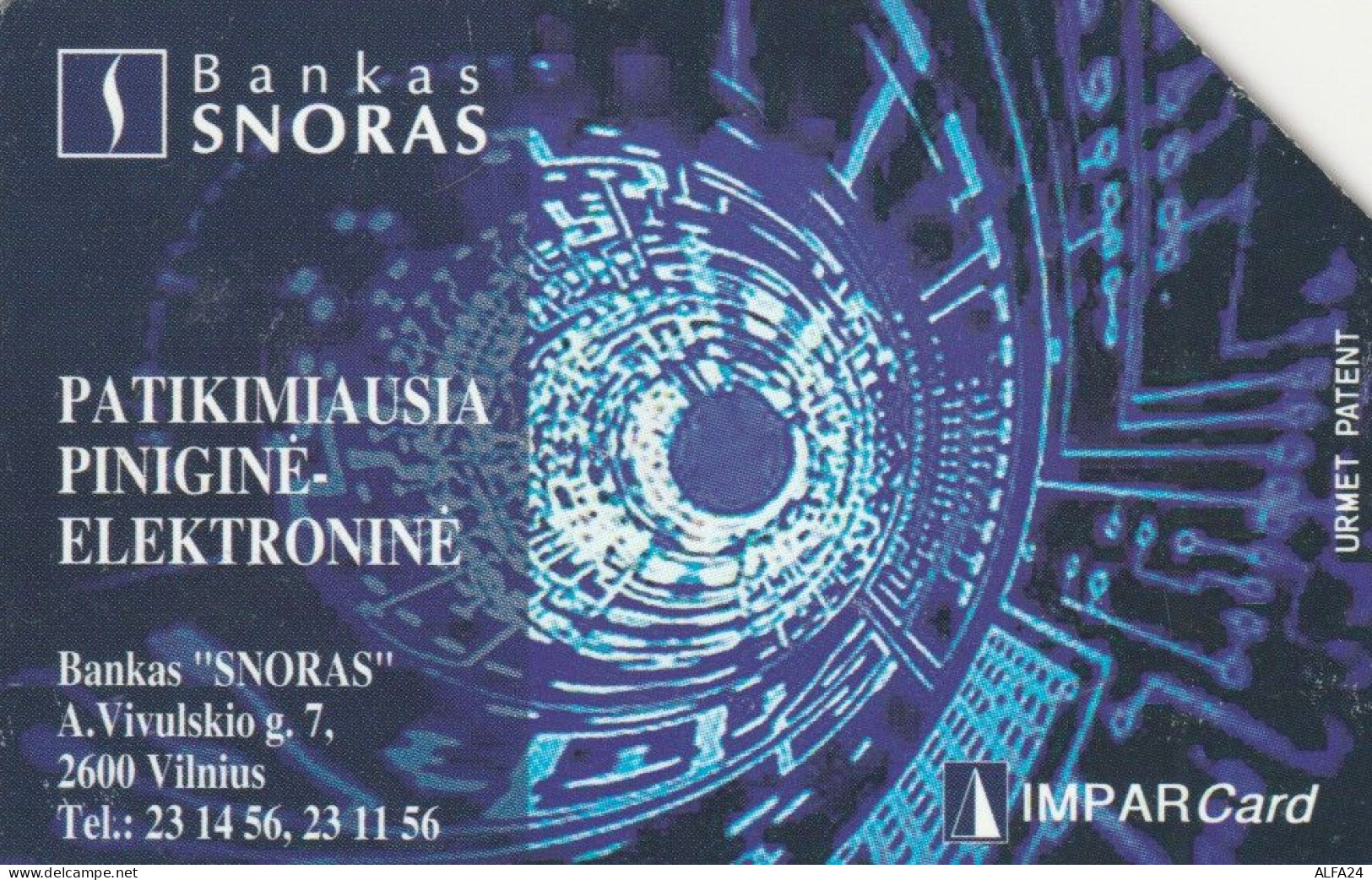 PHONE CARD LITUANIA URMET (E57.20.6 - Lituania