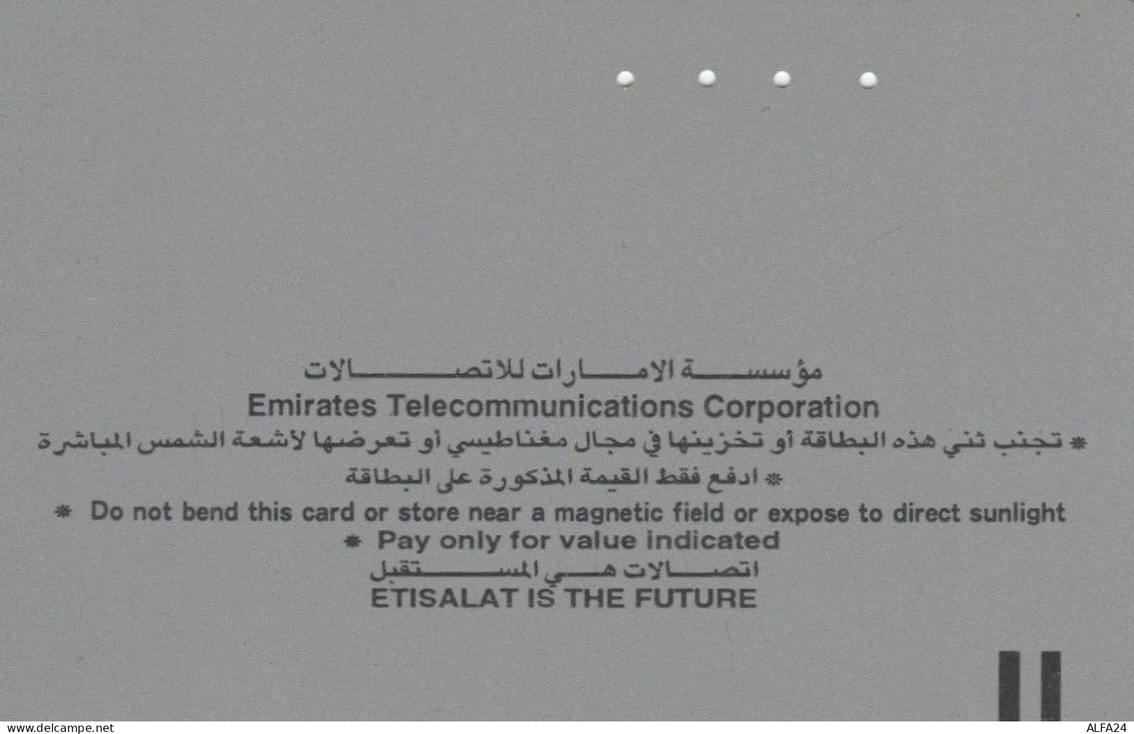 PHONE CARD EMIRATI ARABI (E57.10.3 - United Arab Emirates