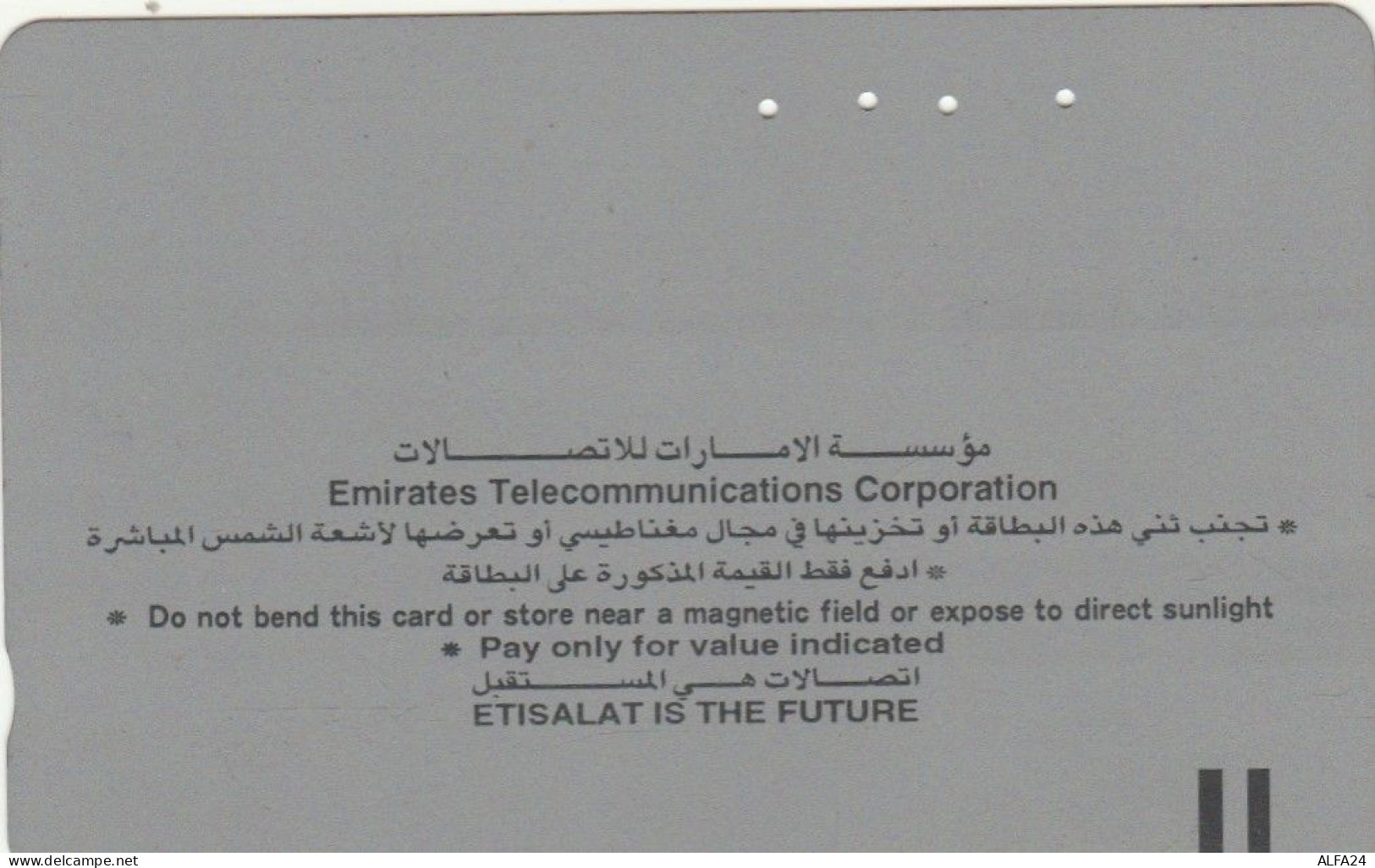 PHONE CARD EMIRATI ARABI (E57.8.2 - Ver. Arab. Emirate