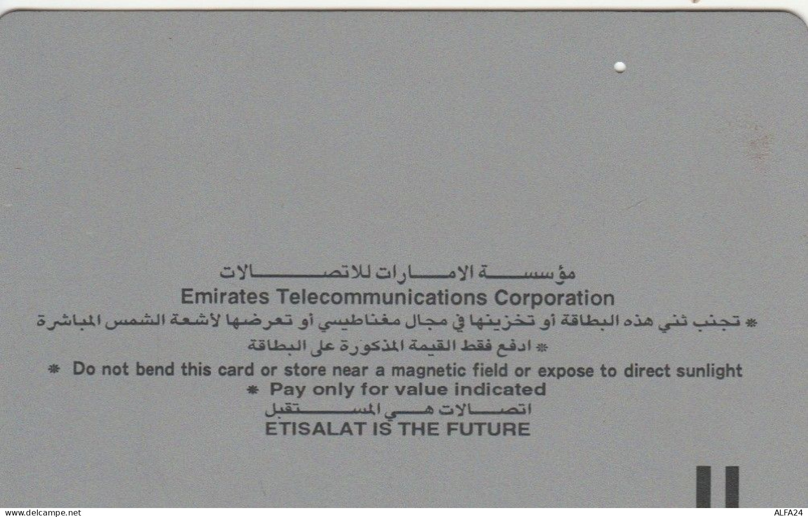 PHONE CARD EMIRATI ARABI (E57.6.5 - Verenigde Arabische Emiraten