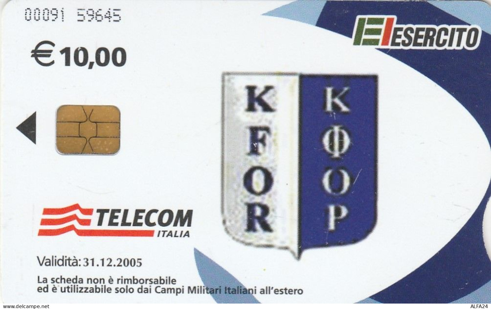 PHONE CARD ITALIA USI SPECIALI BASI MILITARI (USP29.8 - Special Uses