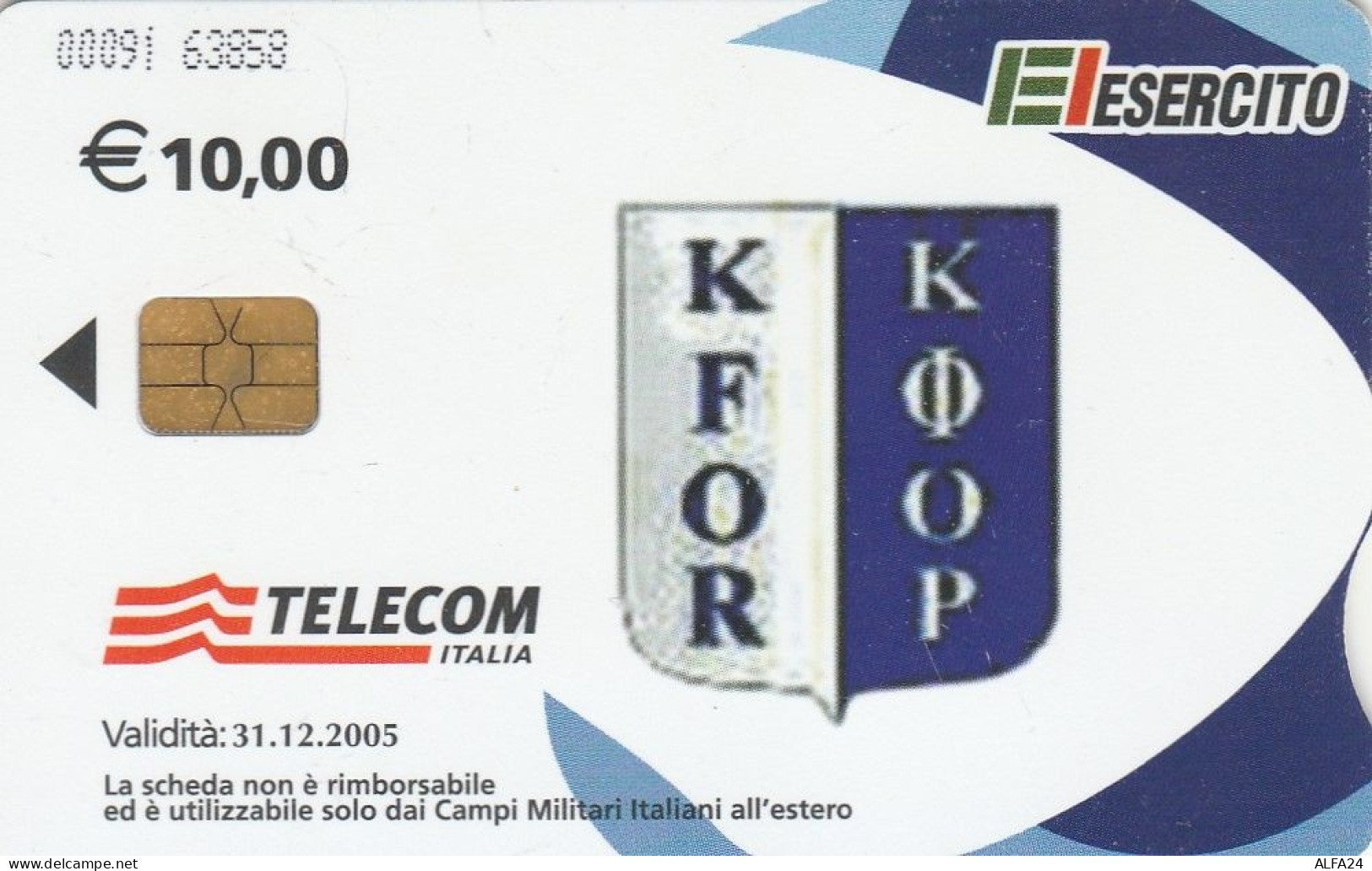 PHONE CARD ITALIA USI SPECIALI BASI MILITARI (USP29.3 - Usos Especiales