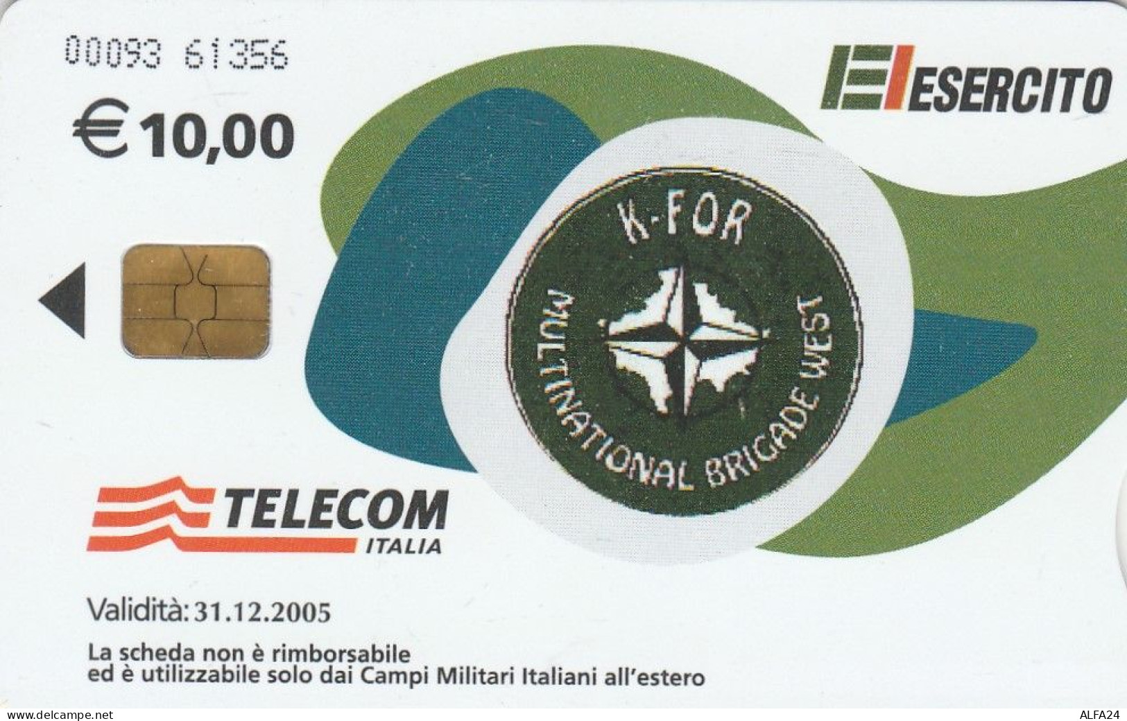 PHONE CARD ITALIA USI SPECIALI BASI MILITARI (USP28.8 - Usi Speciali