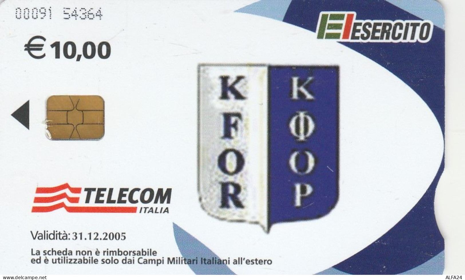 PHONE CARD ITALIA USI SPECIALI BASI MILITARI (USP28.6 - Special Uses