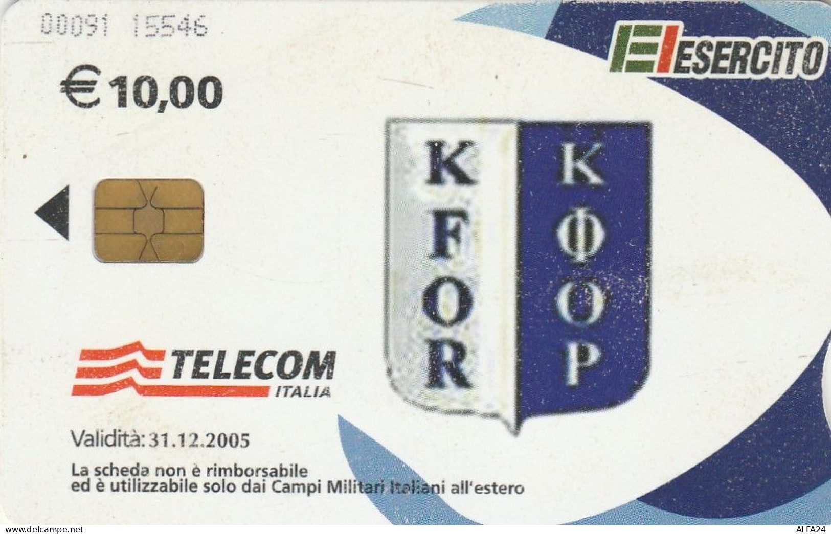 PHONE CARD ITALIA USI SPECIALI BASI MILITARI (USP28.4 - Usos Especiales