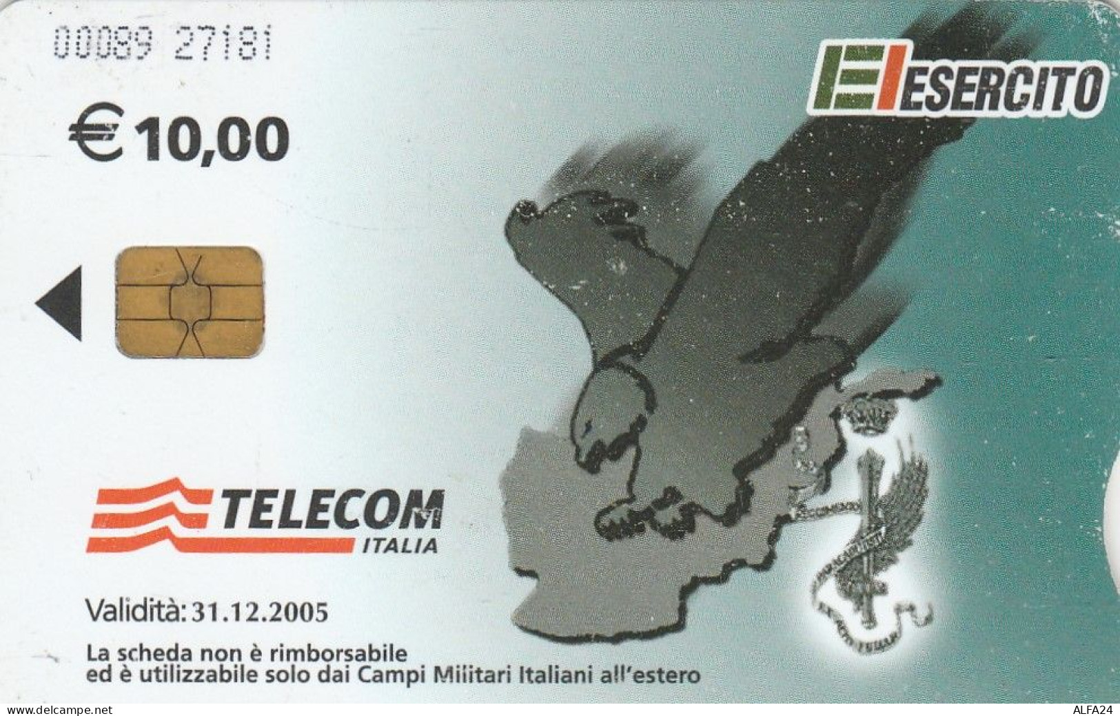 PHONE CARD ITALIA USI SPECIALI BASI MILITARI (USP9.7 - Usos Especiales