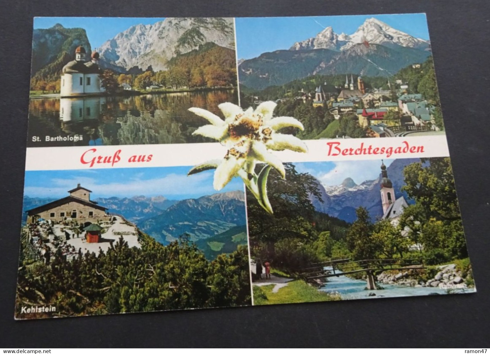 Gruss Aus Berchtesgaden - Fotokunstverlag F.G. Zeitz, Königssee - # FK 1386 - Saluti Da.../ Gruss Aus...