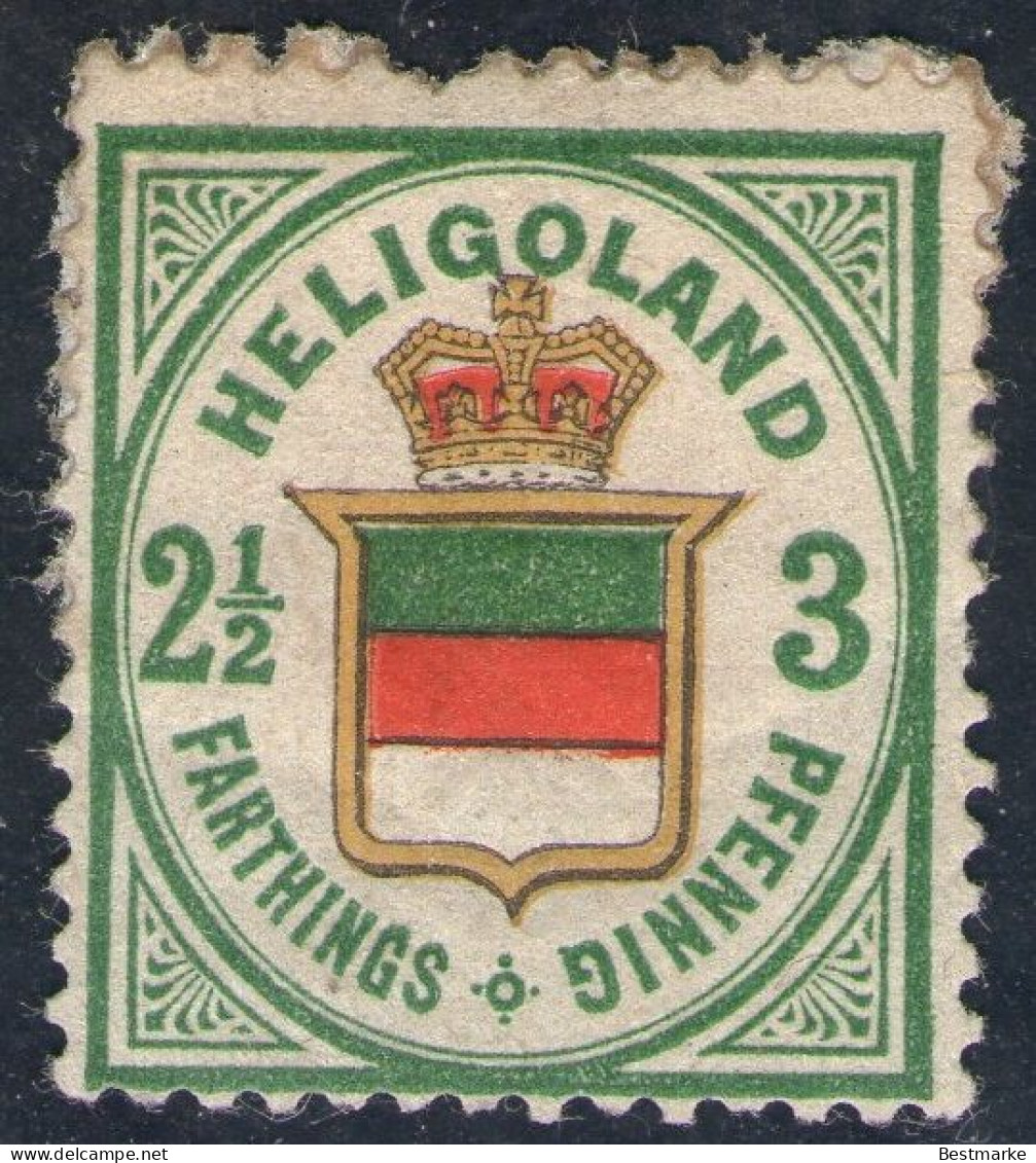 Helgoland - Nr. 17 B Ungebraucht Mit Gummi - Geprüft BPP - Héligoland