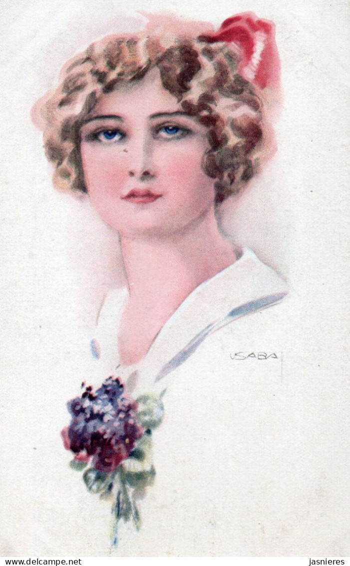 CPA Luiz USABAL - Série 5052 - Visage Femme - Env. 1920 - Usabal