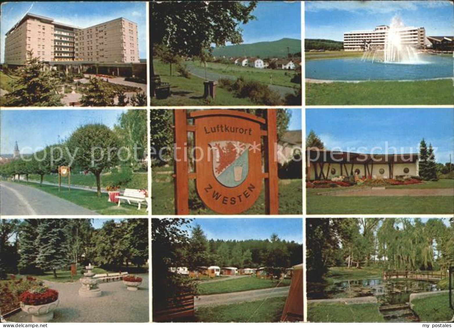 42190352 Zwesten Bad Kurklinik Fontaene Kurpark Campingplatz Teich Zwesten - Bad Zwesten