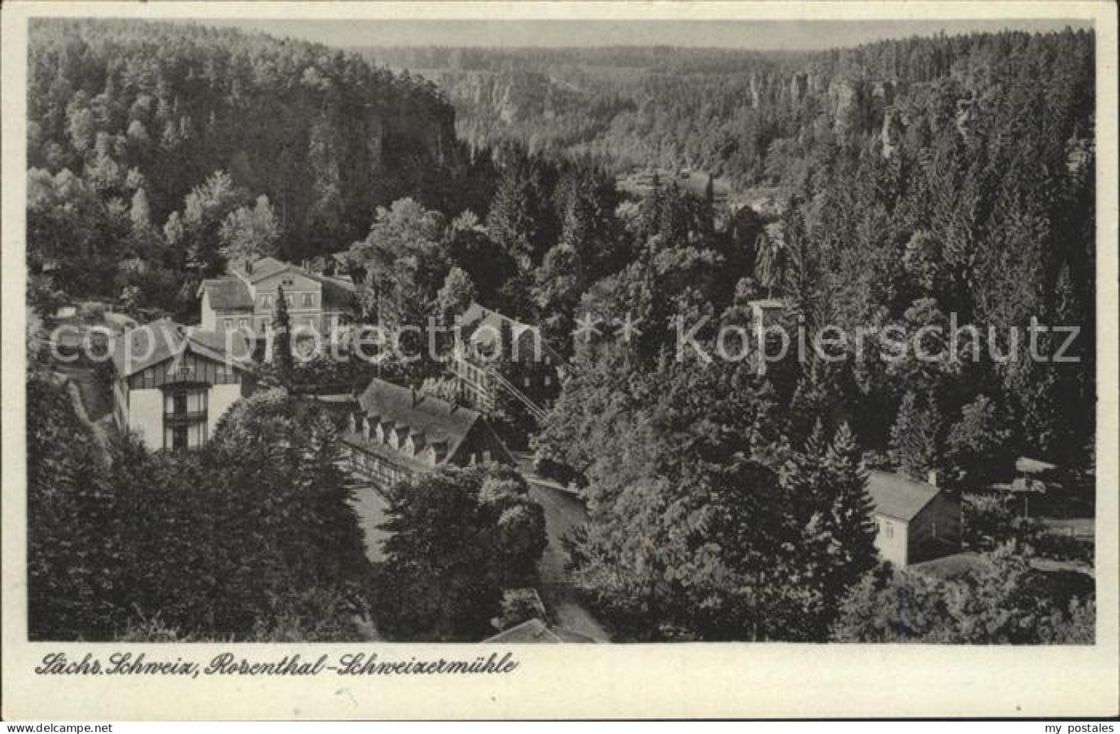 42190292 Schweizermuehle Saechsische Schweiz Panorama Rosenthal-Bielatal - Rosenthal-Bielatal