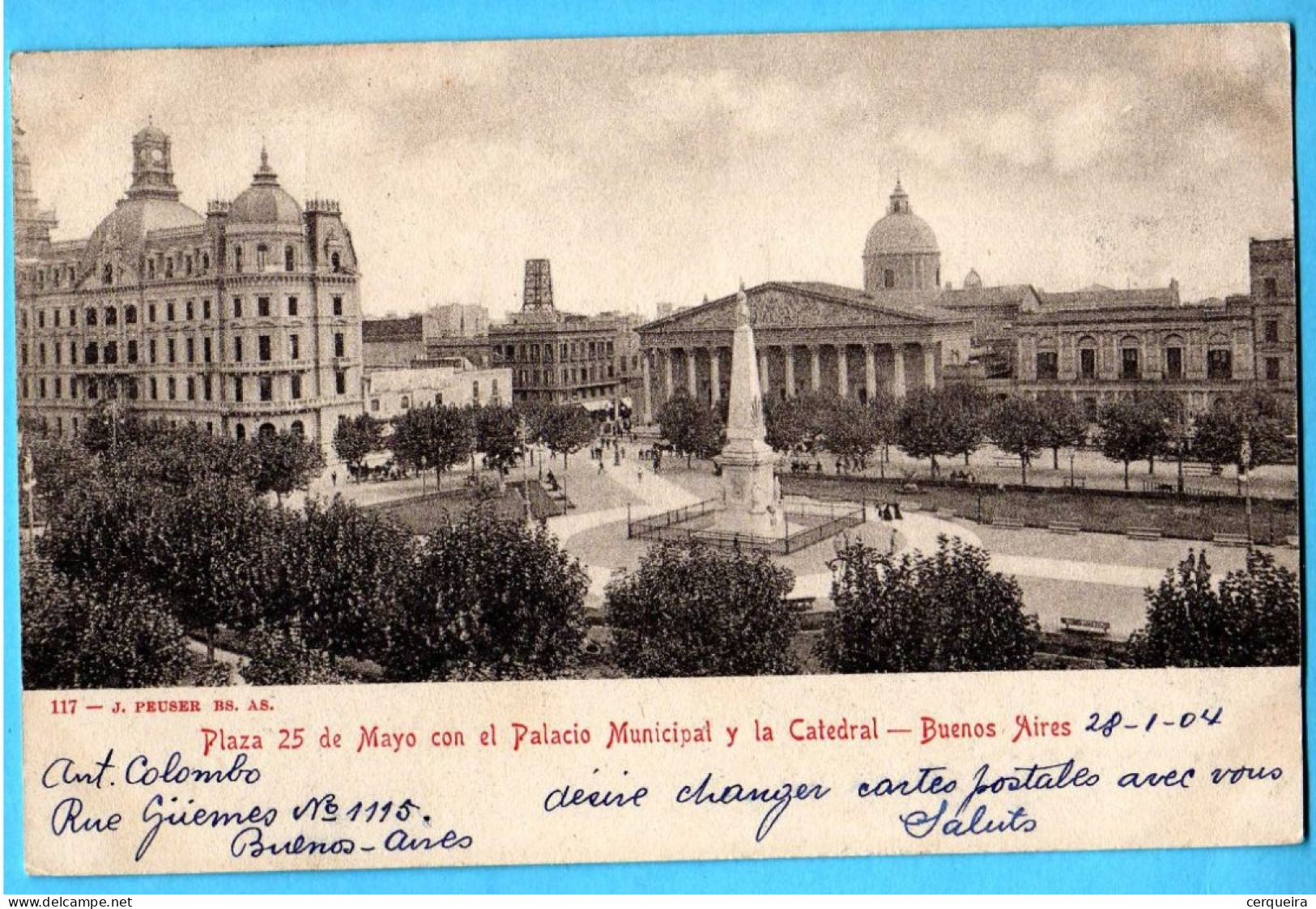 PLAZA 25 DE MAYO-BUENOS AIRES - Argentine