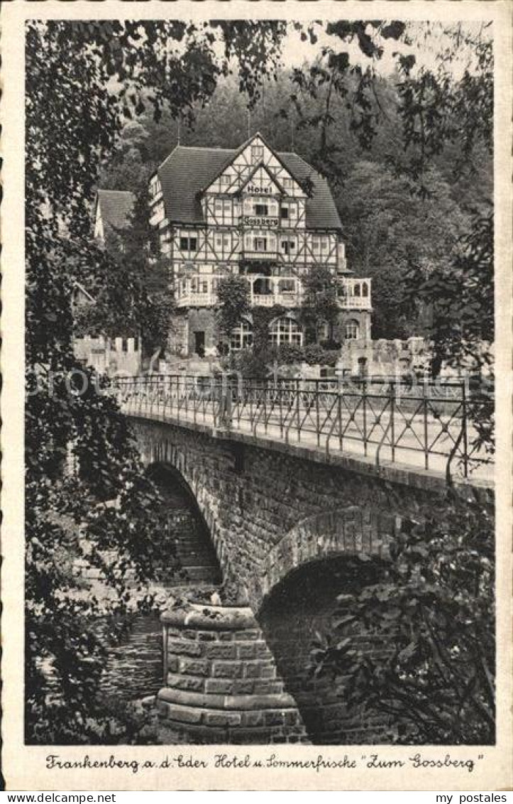 42189570 Frankenberg Eder Hotel Sommerfrische Zum Gossberg Frankenberg Eder - Frankenberg (Eder)