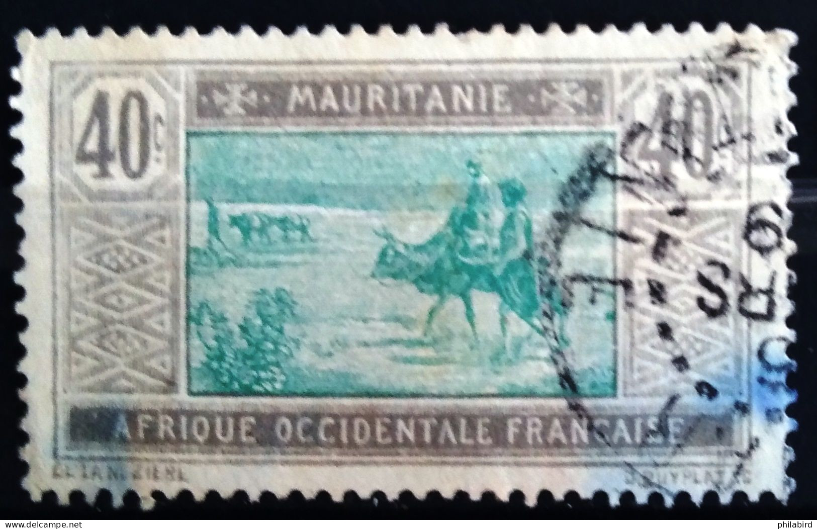 MAURITANIE                         N° 27                         OBLITERE - Used Stamps