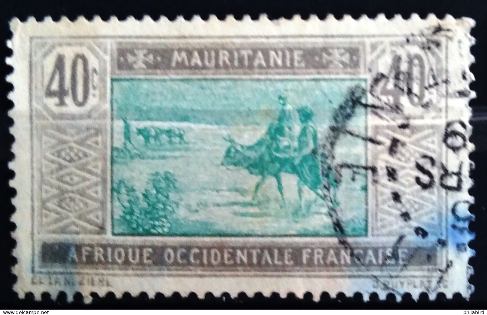 MAURITANIE                         N° 27                         OBLITERE - Oblitérés