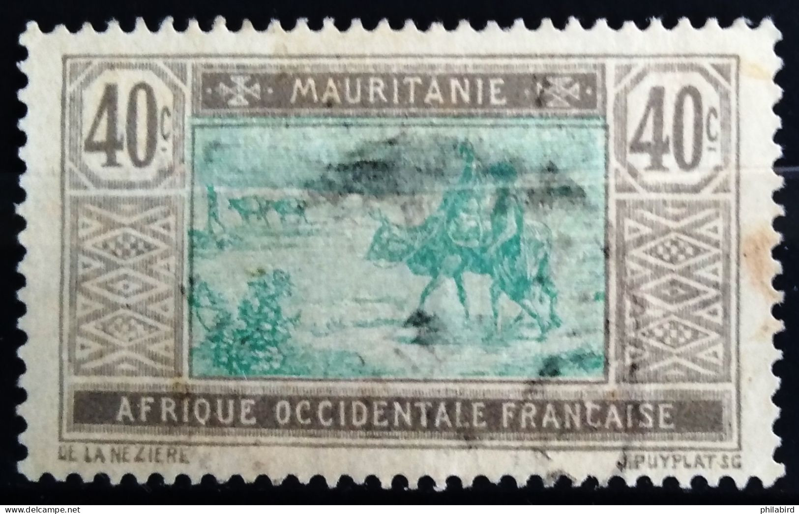 MAURITANIE                         N° 27                         OBLITERE - Oblitérés