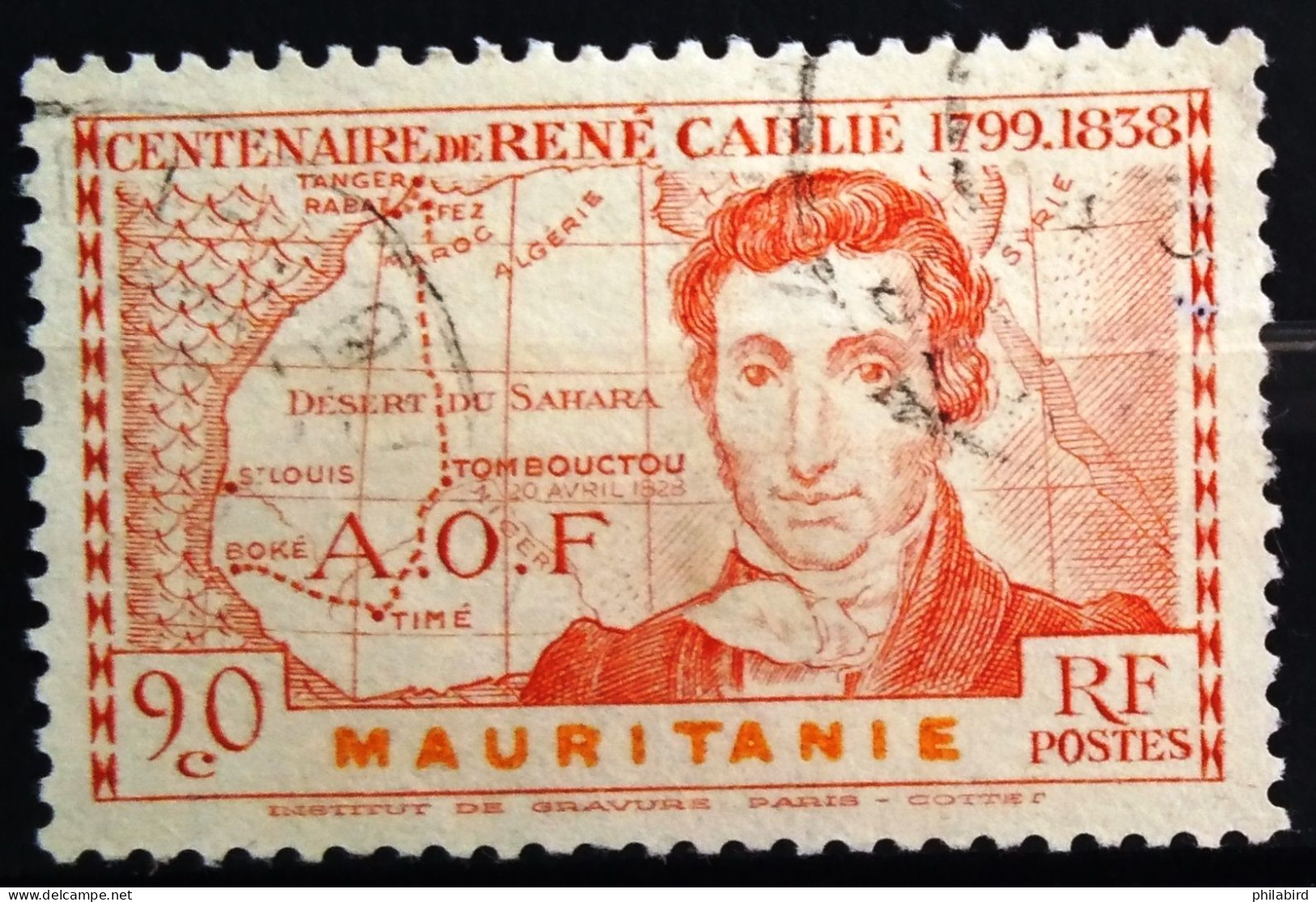 MAURITANIE                         N° 95                         OBLITERE - Used Stamps