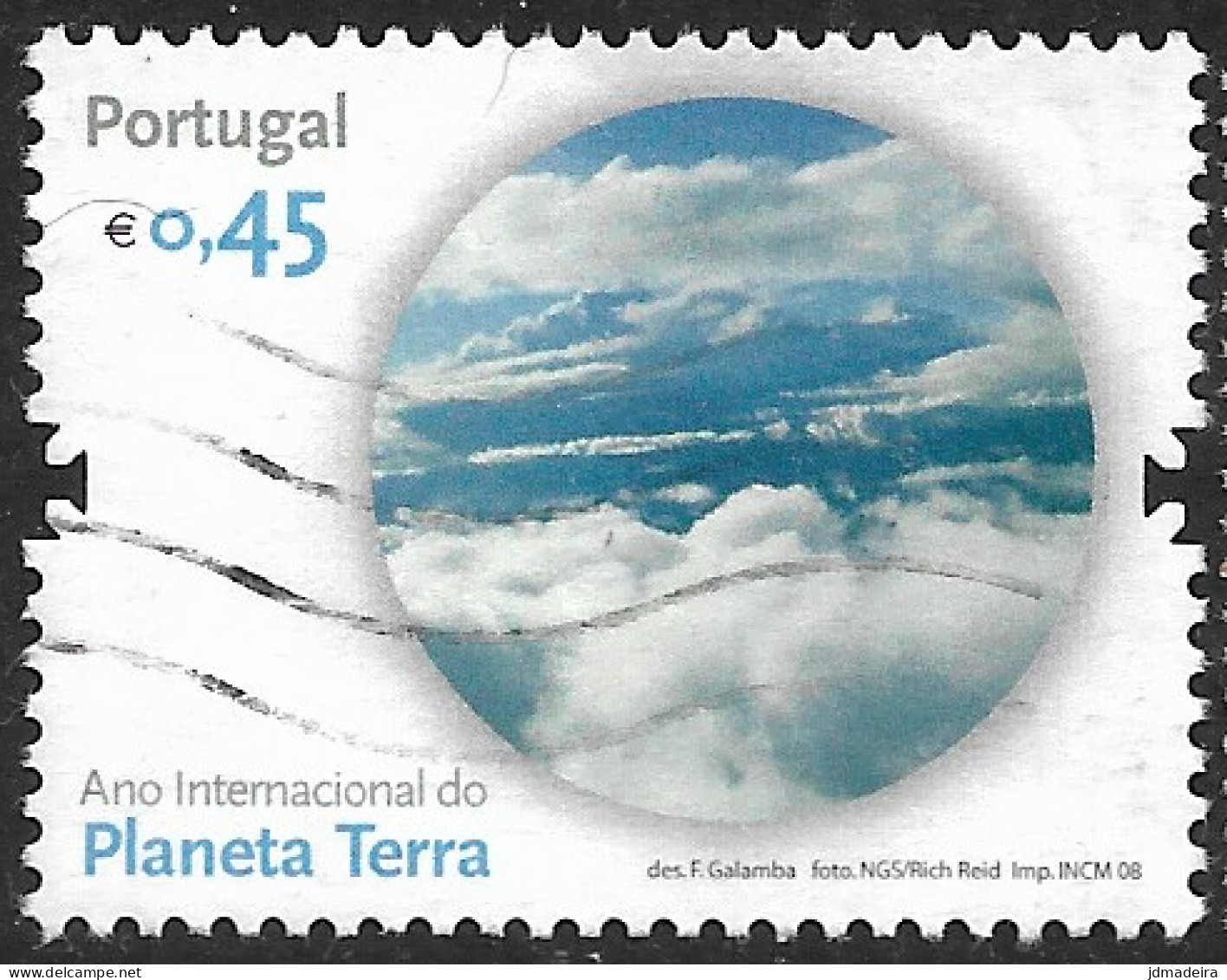 Portugal – 2008 Planet Earth 0,45 Used Stamp - Gebruikt