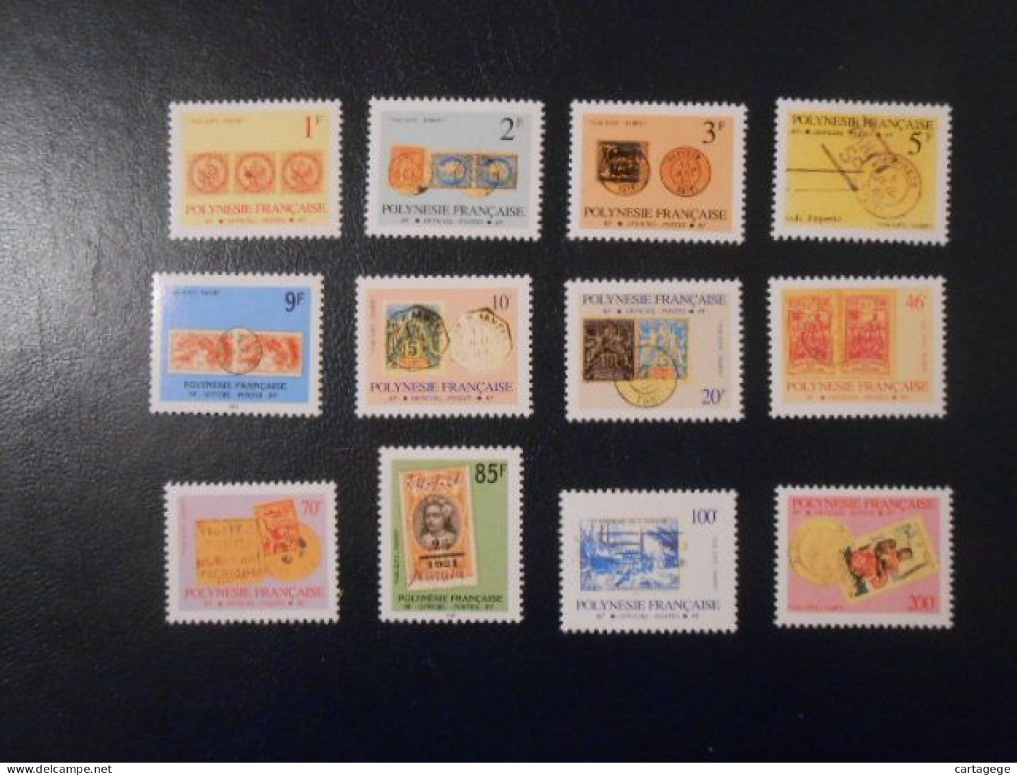 POLYNESIE YT SE 16/25 TIMBRES ET CACHETS SUR LETTRE** - Service