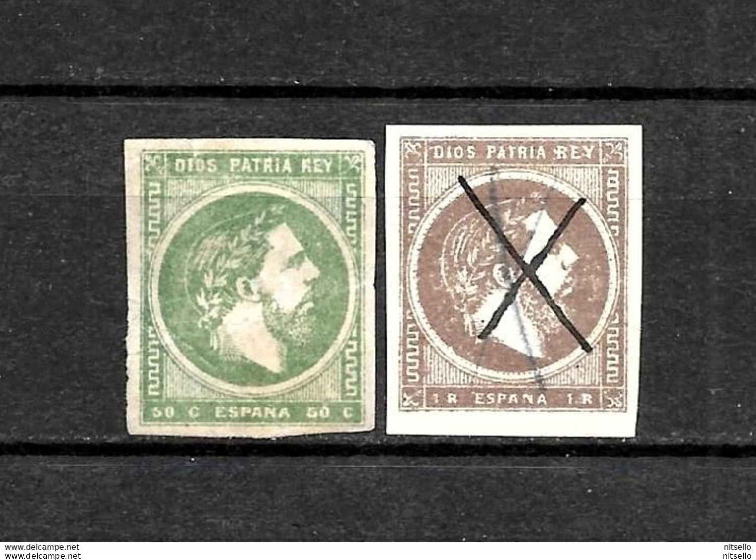 LOTE 1891 /// (C230) ESPAÑA 1875  EDIFIL Nº: 160/161  // CATALOG/COTE: 18€   ¡¡¡ OFERTA - LIQUIDATION - JE LIQUIDE !!! - Carlisti