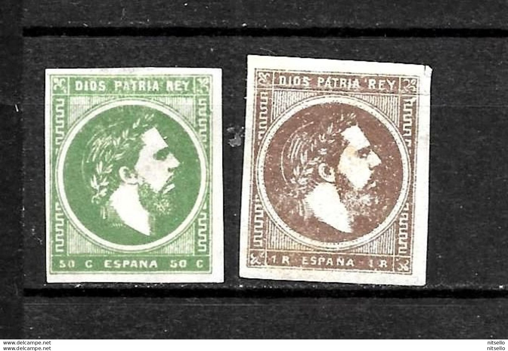 LOTE 1891 /// (C230) ESPAÑA 1875  EDIFIL Nº: 160/161  // CATALOG/COTE: 18€   ¡¡¡ OFERTA - LIQUIDATION - JE LIQUIDE !!! - Carlists