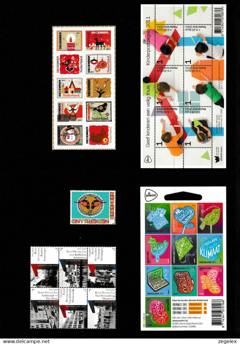 2011 Jaarcollectie PostNL Postfris/MNH**, Official Yearpack. Incl Zilveren Zegel - Annate Complete