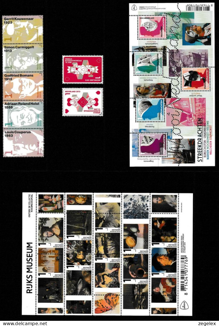 2013 Jaarcollectie PostNL Postfris/MNH**, Official Yearpack - Années Complètes