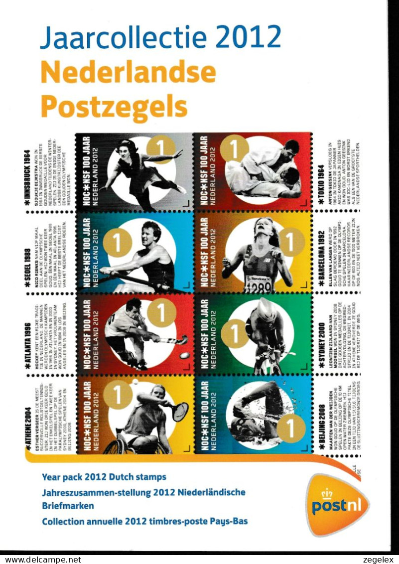 2012 Jaarcollectie PostNL Postfris/MNH**, Official Yearpack - Full Years