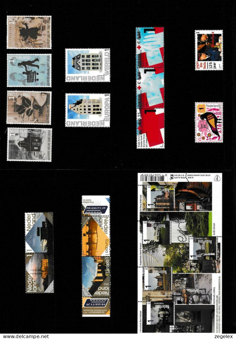 2012 Jaarcollectie PostNL Postfris/MNH**, Official Yearpack - Années Complètes