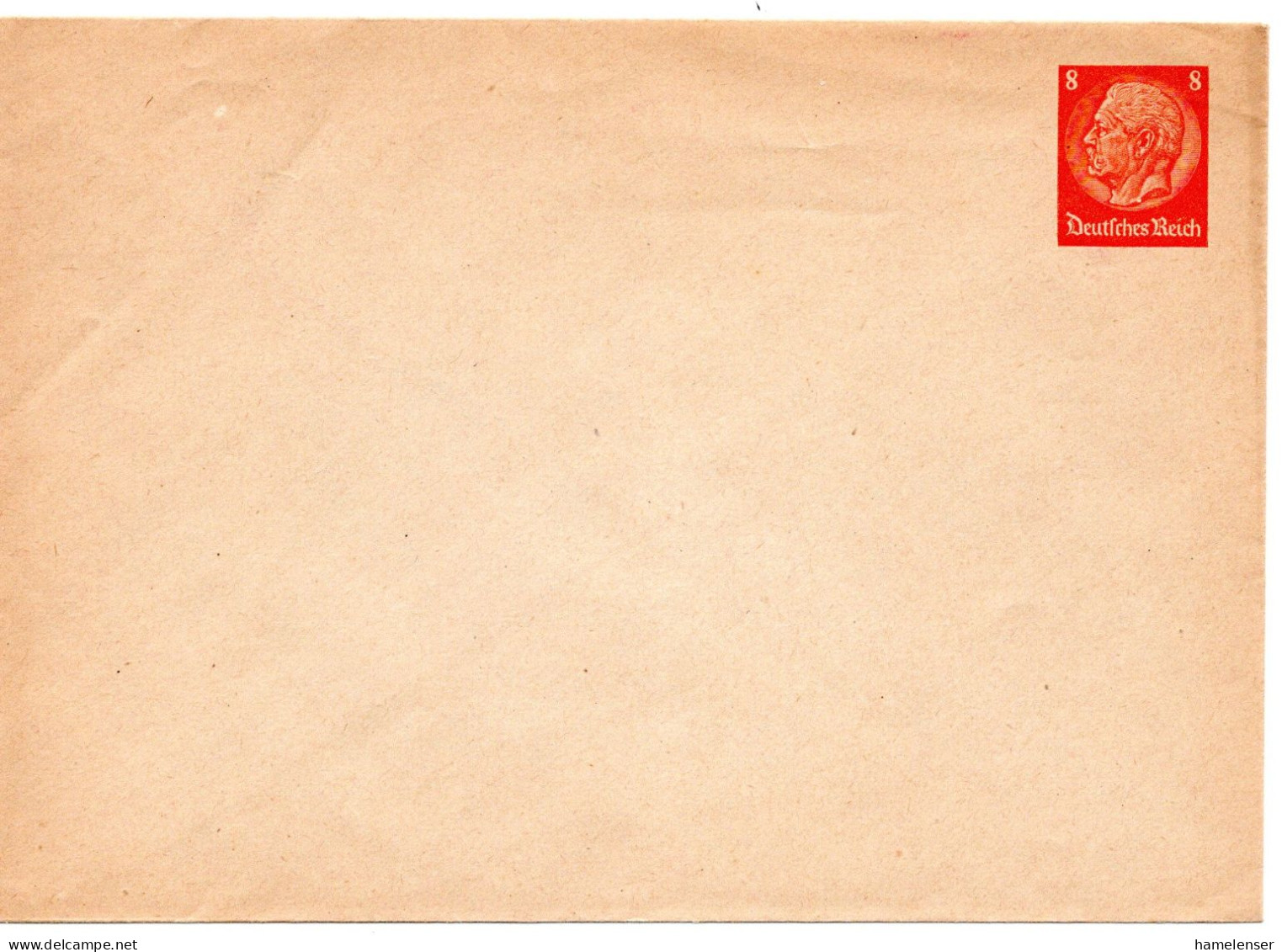 61381 - Deutsches Reich - 1940 - 8Pfg Hindenburg PGAUmschlag, Ungebraucht - Enteros Postales Privados
