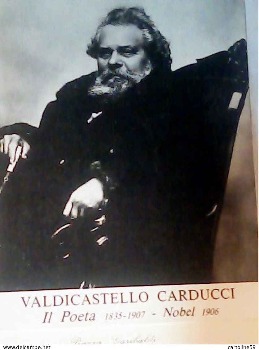 THE NOBEL LITERATURE PRIZE,1906,GIOSUE CARDUCCI  LETTERATURA VALDICASTELLO  N1985  JR4899 - Nobel Prize Laureates