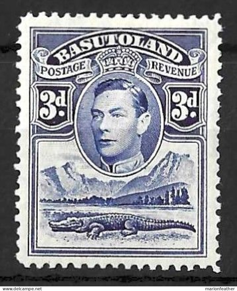 SOUTH AFRICA...." BECHUANALAND.."...KING GEORGE VI..(1936-52.)...." 1938.."....3d.....SG22.....MH..... - 1885-1964 Bechuanaland Protectorate