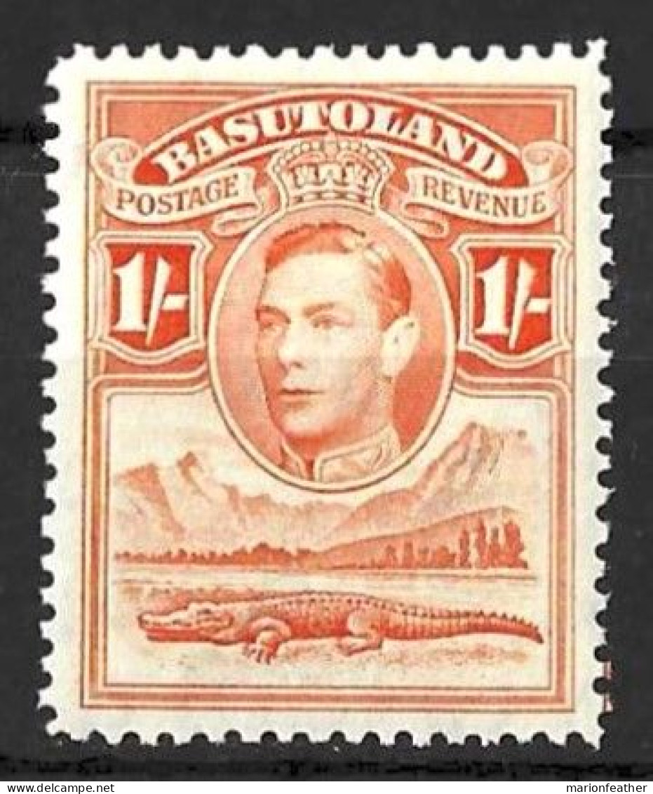 SOUTH AFRICA...." BECHUANALAND.."...KING GEORGE VI..(1936-52.)...." 1938.."....1/-.......SG25.......MH..... - 1885-1964 Protectoraat Van Bechuanaland