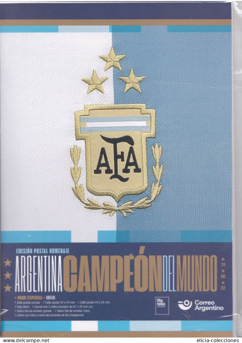 Argentina - 2023 - Campeones Del Mundo Qatar 2022 - Caja 30 - Collections, Lots & Séries