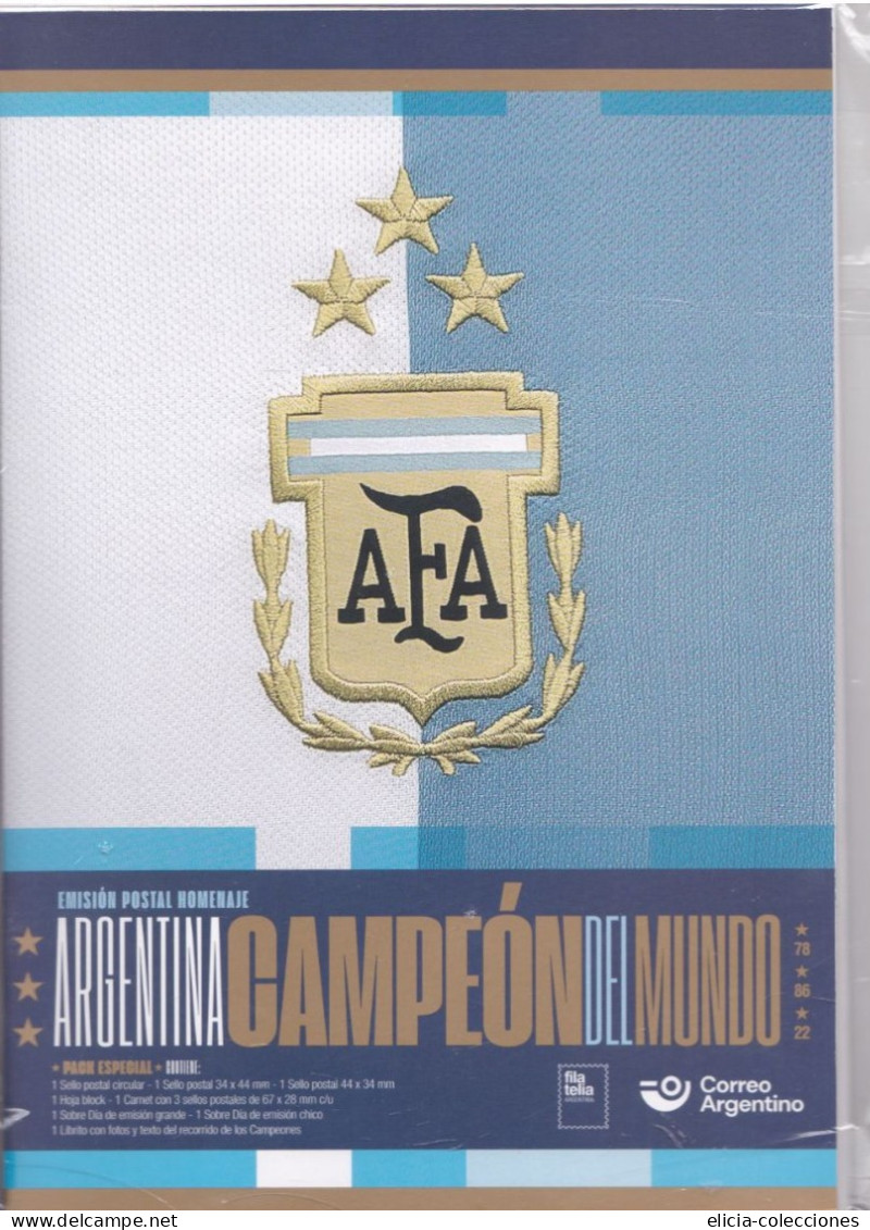 Argentina - 2023 - Campeones Del Mundo Qatar 2022 - Caja 30 - Collections, Lots & Series